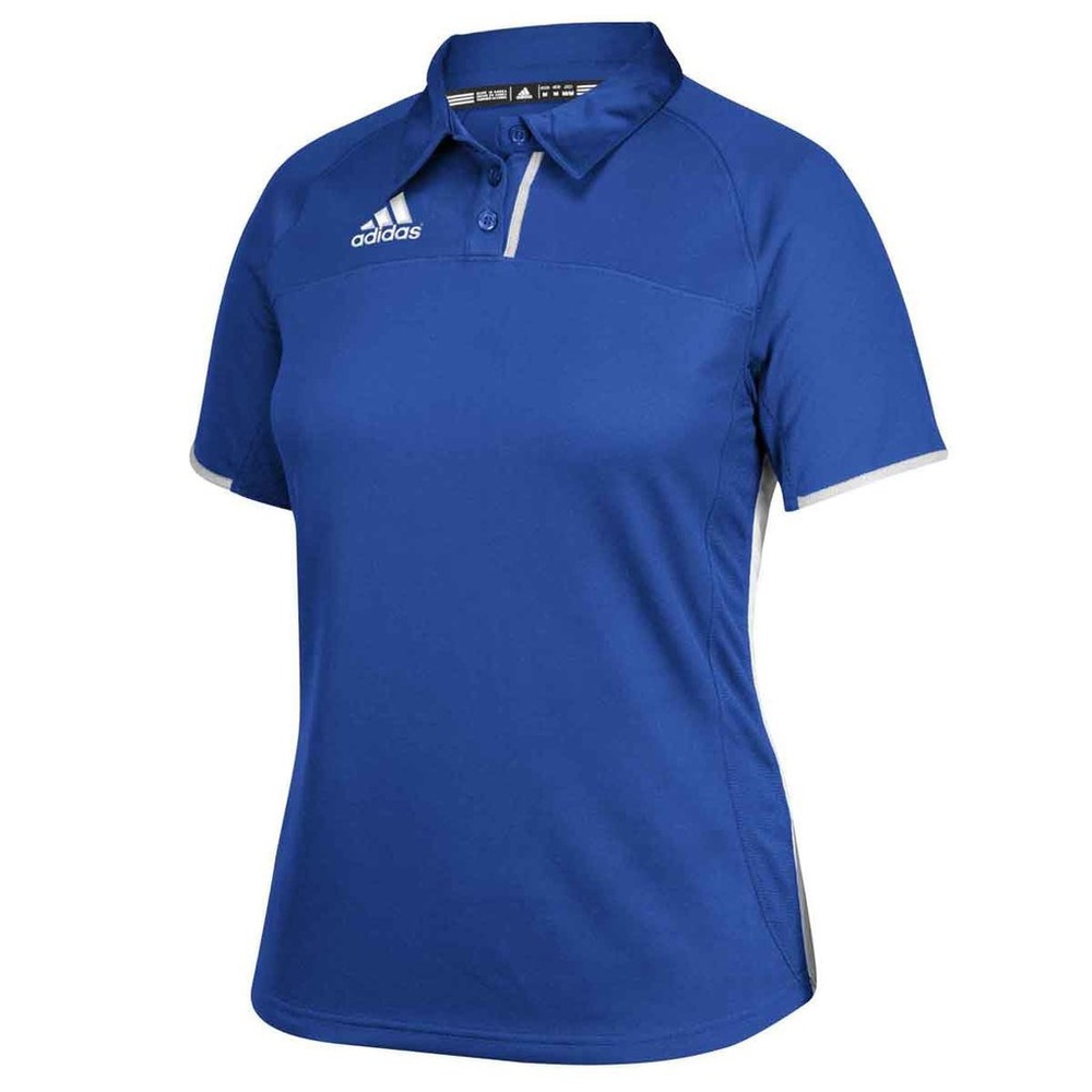 NWT Adidas Women’s Size M Collegiate Royal Blue Utility Polo